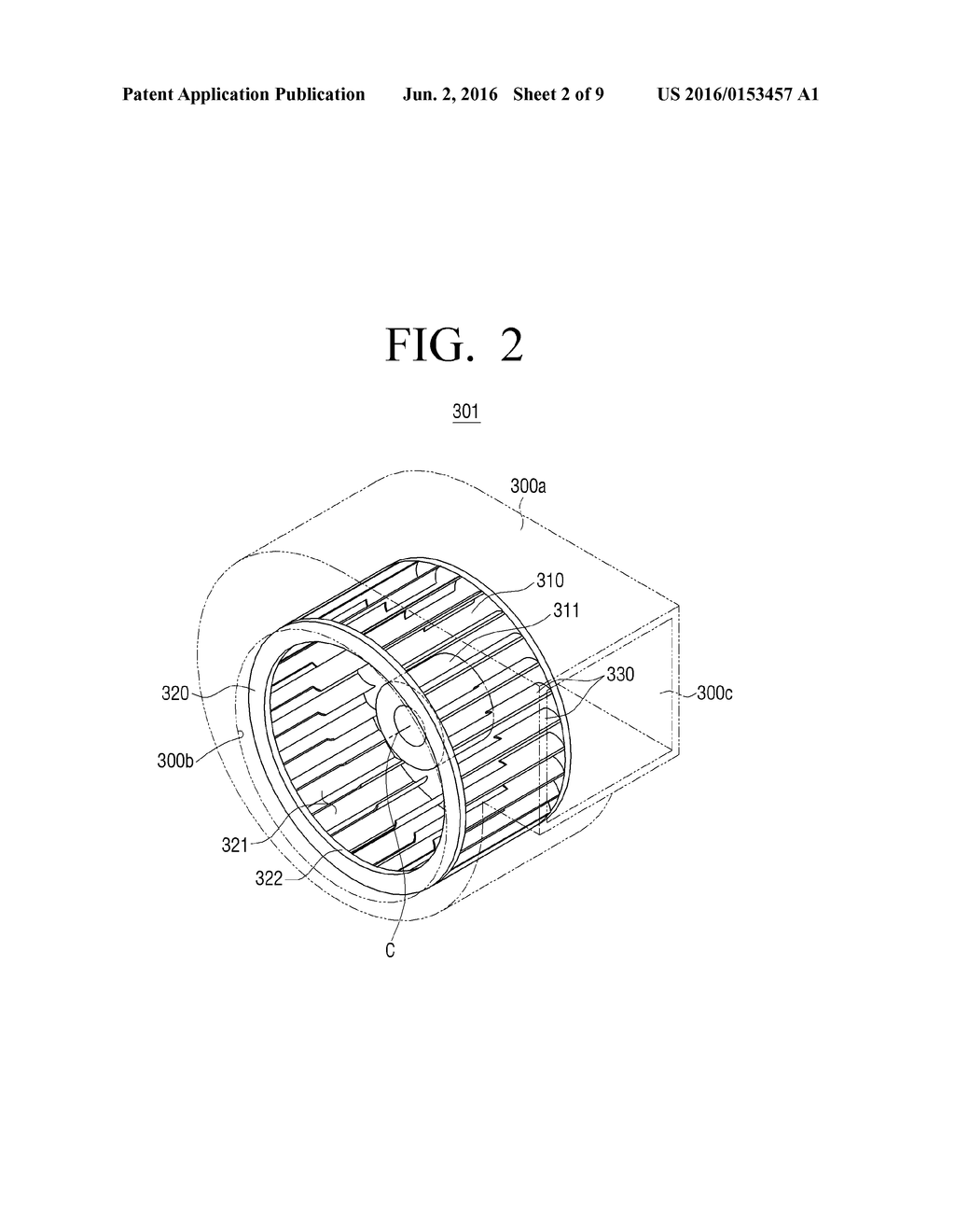 FAN ASSEMBLY FOR CENTRIFUGAL BLOWER AND AIR CONDITIONING APPARATUS     INCLUDING THE SAME - diagram, schematic, and image 03