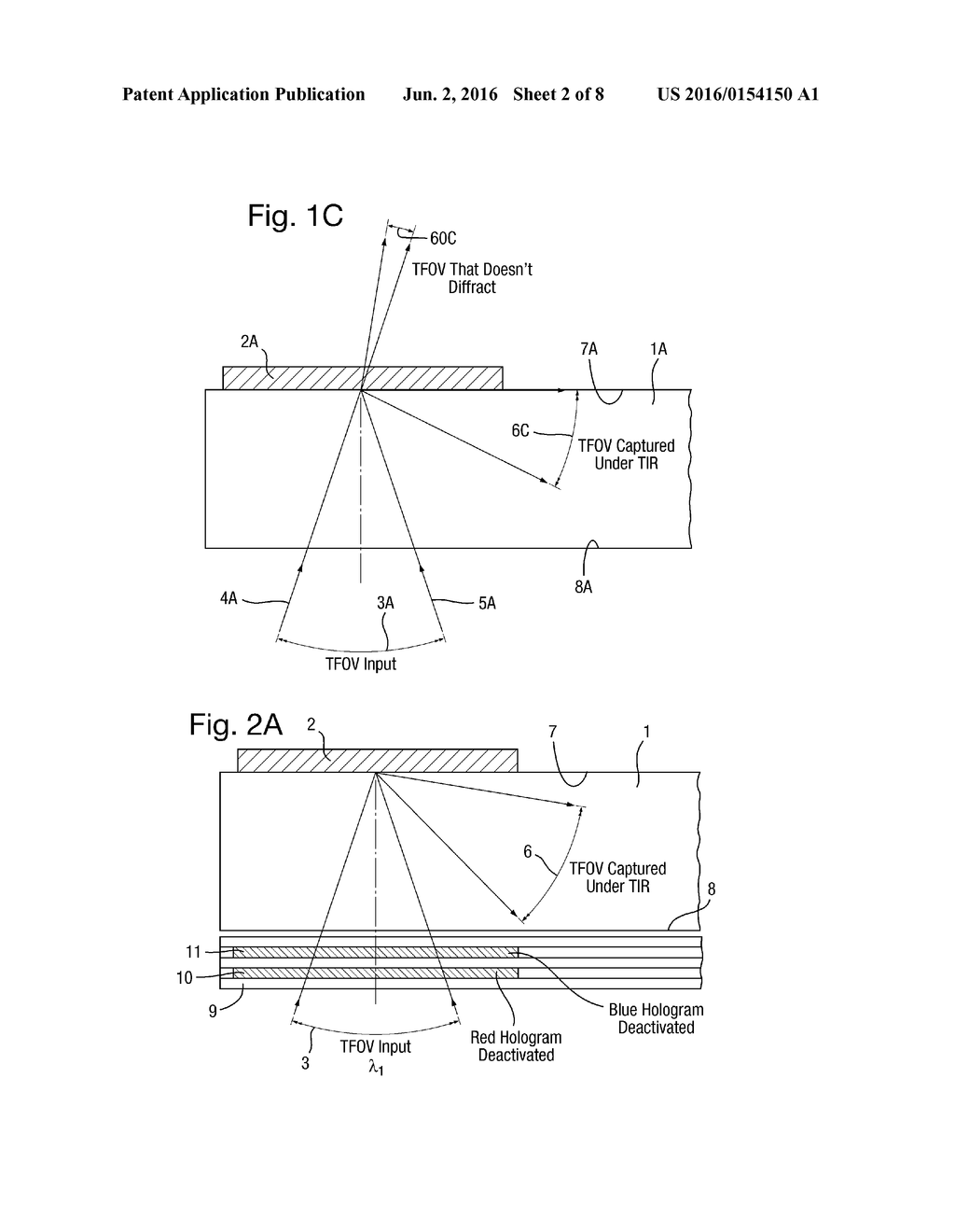 DISPLAY COMPRISING AN OPTICAL WAVEGUIDE AND SWITCHABLE DIFFRACTION     GRATINGS AND METHOD OF PRODUCING THE SAME - diagram, schematic, and image 03