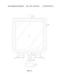 Anti-Fogging Mirror with Water Dispensing Outlet diagram and image