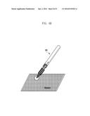 PEN INPUT DEVICE, METHOD FOR CORRECTING INPUT COORDINATE THEREOF AND     ELECTRONIC DEVICE FOR SUPPORTING THE SAME diagram and image