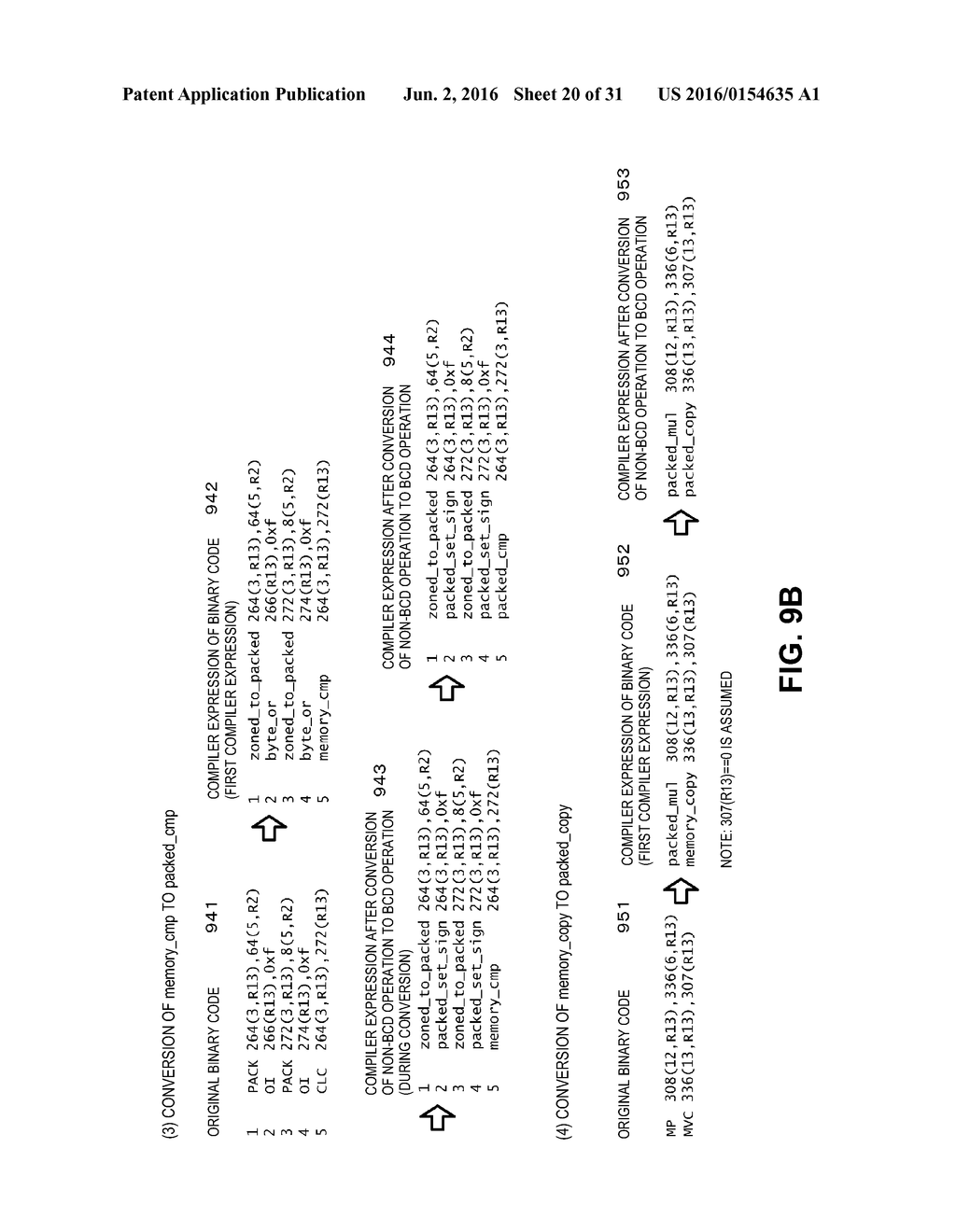 METHOD FOR OPTIMIZING BINARY CODE IN LANGUAGE HAVING ACCESS TO BINARY     CODED DECIMAL VARIABLE, AND COMPUTER AND COMPUTER PROGRAM - diagram, schematic, and image 21