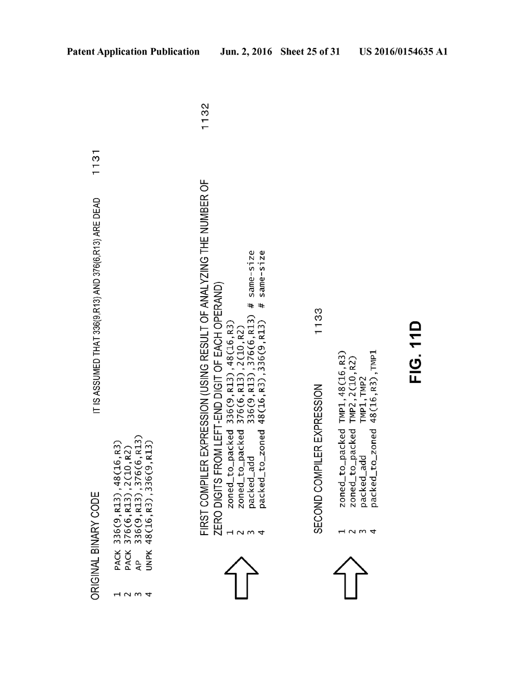 METHOD FOR OPTIMIZING BINARY CODE IN LANGUAGE HAVING ACCESS TO BINARY     CODED DECIMAL VARIABLE, AND COMPUTER AND COMPUTER PROGRAM - diagram, schematic, and image 26