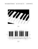 KEYBOARD FOR MUSICAL INSTRUMENTS HAVING IMPROVED ERGONOMICS diagram and image
