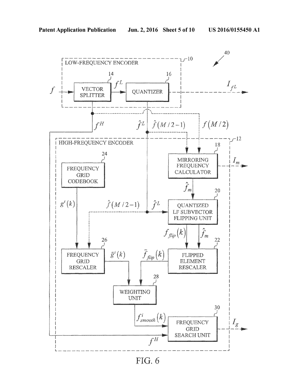 Audio Encoding/Decoding based on an Efficient Representation of     Auto-Regressive Coefficients - diagram, schematic, and image 06