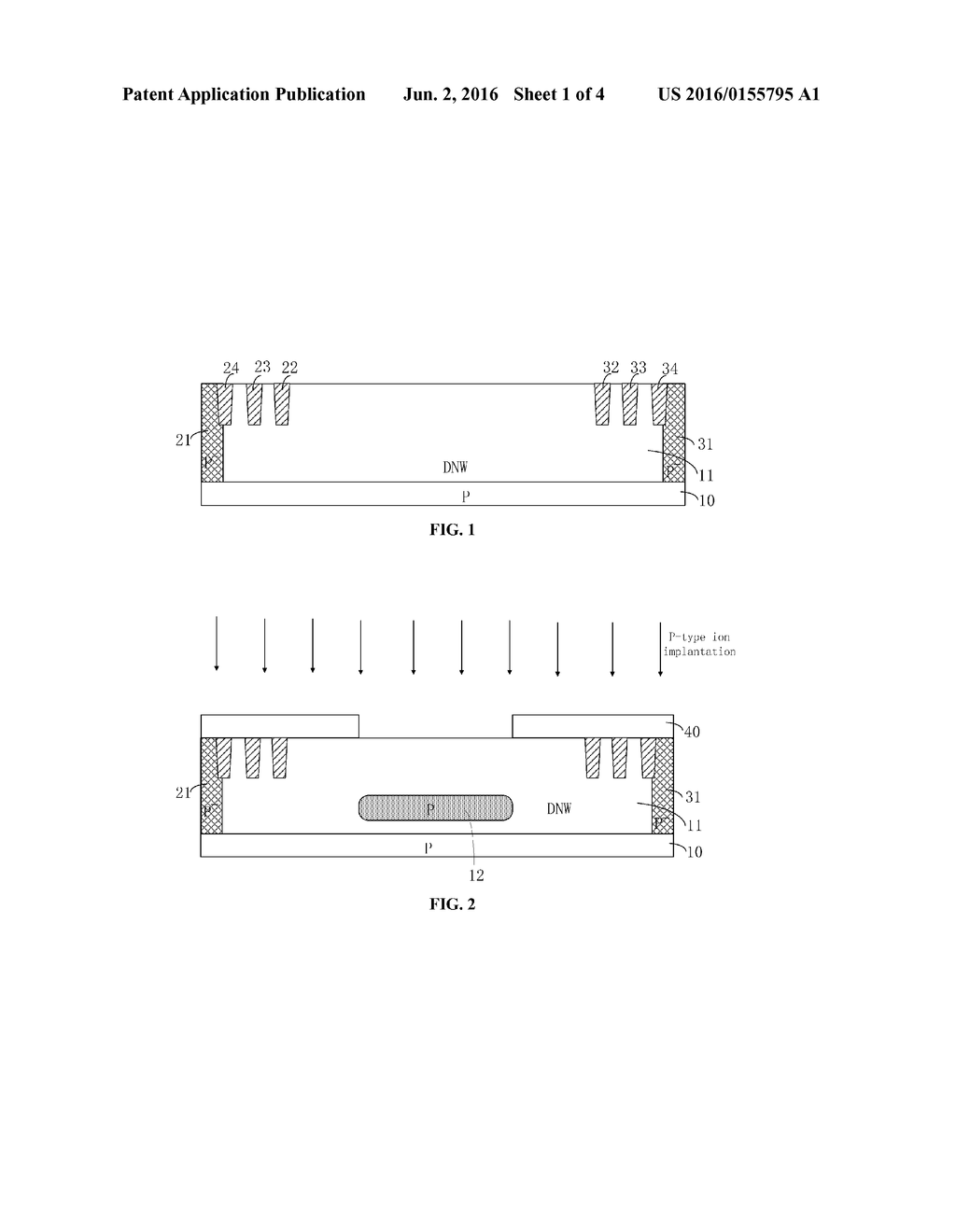 NLDMOS TRANSISTOR AND FABRICATION METHOD THEREOF - diagram, schematic, and image 02