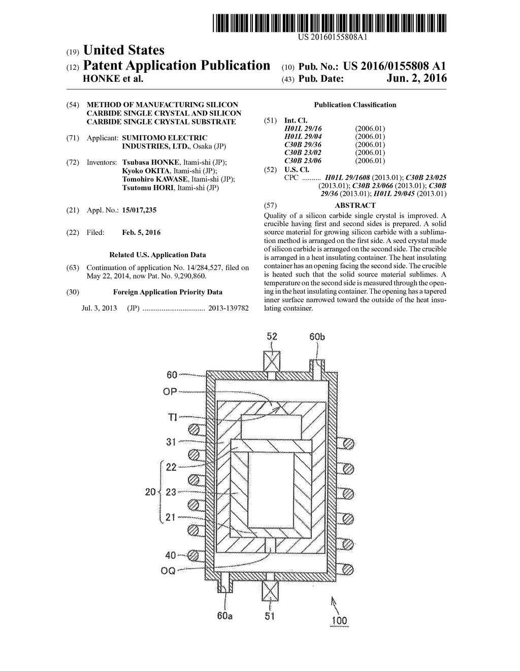 METHOD OF MANUFACTURING SILICON CARBIDE SINGLE CRYSTAL AND SILICON CARBIDE     SINGLE CRYSTAL SUBSTRATE - diagram, schematic, and image 01