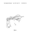 INTEGRATED CORD TIE AND SIGNAL CONDUCTING DEVICE diagram and image