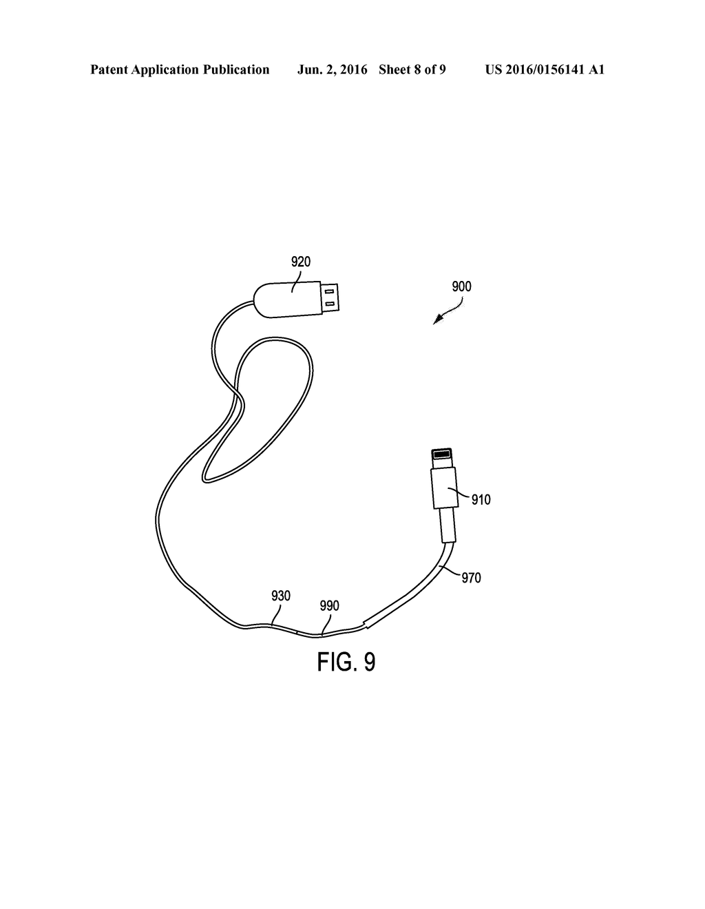 INTEGRATED CORD TIE AND SIGNAL CONDUCTING DEVICE - diagram, schematic, and image 09