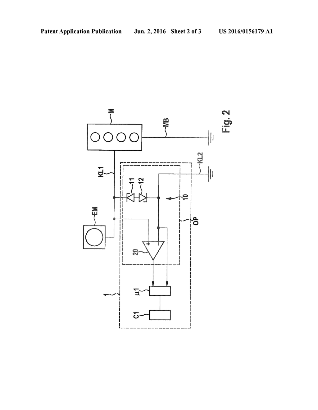 Overvoltage protection for a multivoltage vehicle electrical system - diagram, schematic, and image 03