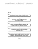 SYSTEM AND METHOD FOR CONTROLLING OUTPUT OF A FUNCTION IN RESPONSE TO     MEDIA CONTENT diagram and image