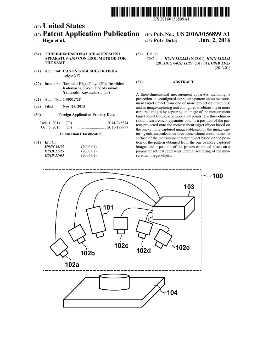 THREE-DIMENSIONAL MEASUREMENT APPARATUS AND CONTROL METHOD FOR THE SAME - diagram, schematic, and image 01