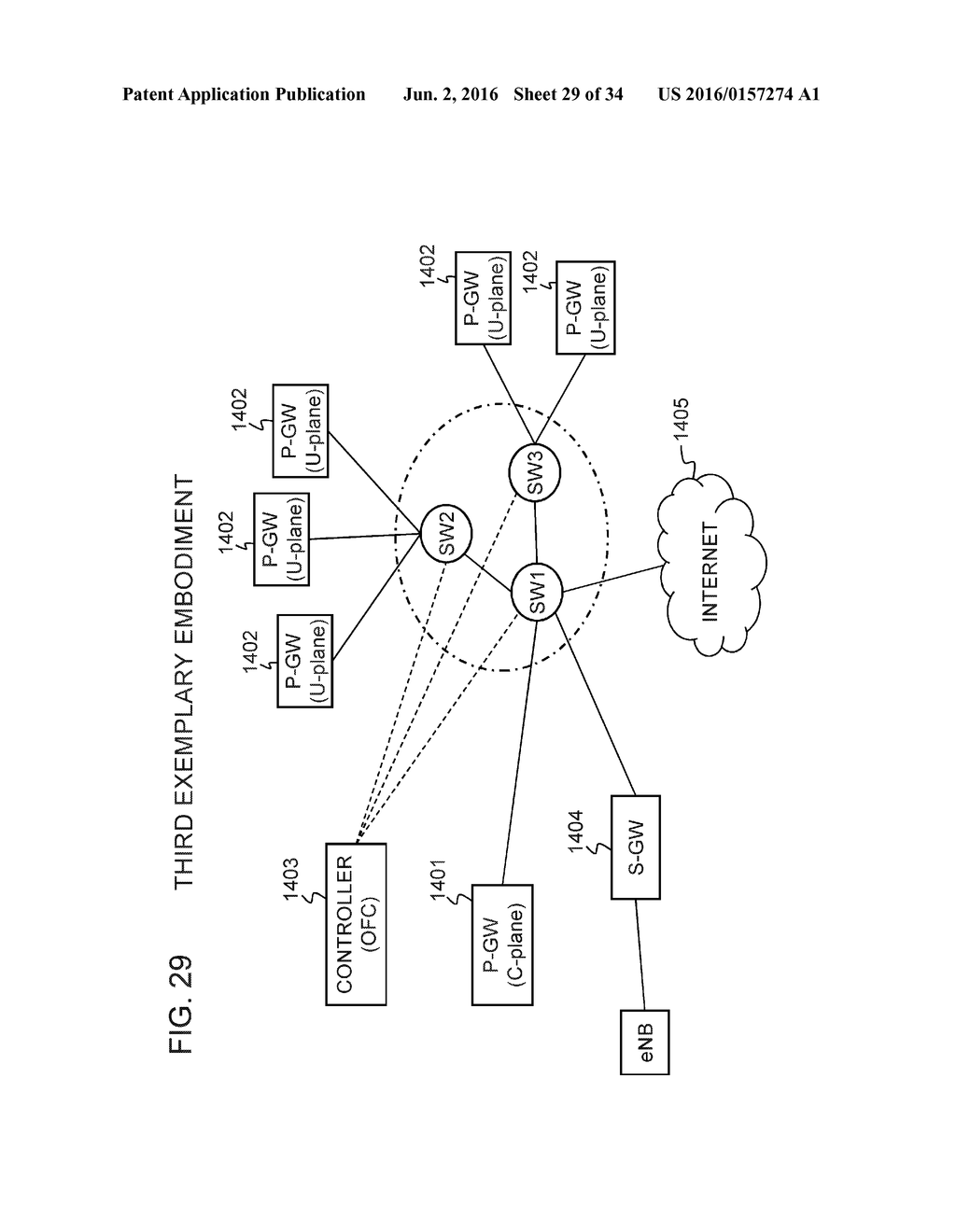 COMMUNICATION SYSTEM, SERVING GATEWAY, COMMUNICATION METHOD THEREFOR, AND     BASE STATION - diagram, schematic, and image 30