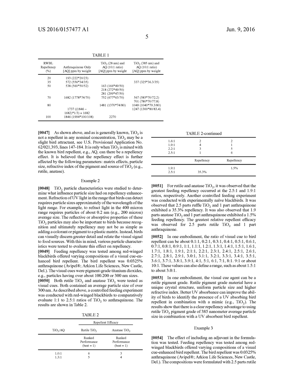 USE OF VISUAL CUES TO ENHANCE BIRD REPELLENT COMPOSITIONS - diagram, schematic, and image 07