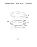 DISPOSABLE BAKING PAN WITH DETACHABLE BAKING PAPER diagram and image