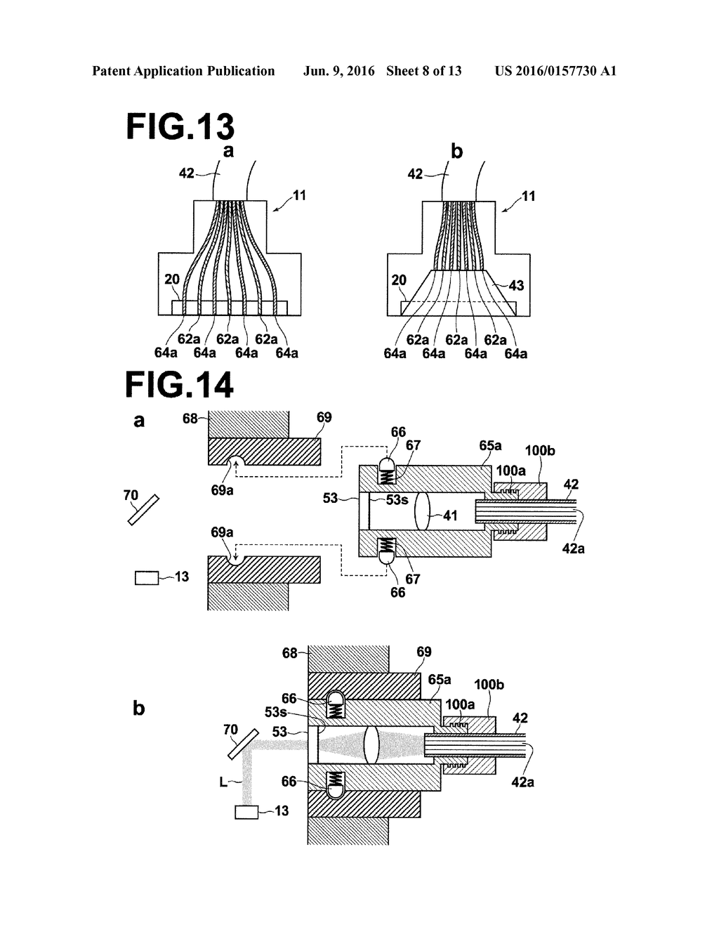 ACOUSTIC WAVE DETECTION PROBE AND PHOTOACOUSTIC MEASUREMENT APPARATUS     PROVIDED WITH THE SAME - diagram, schematic, and image 09