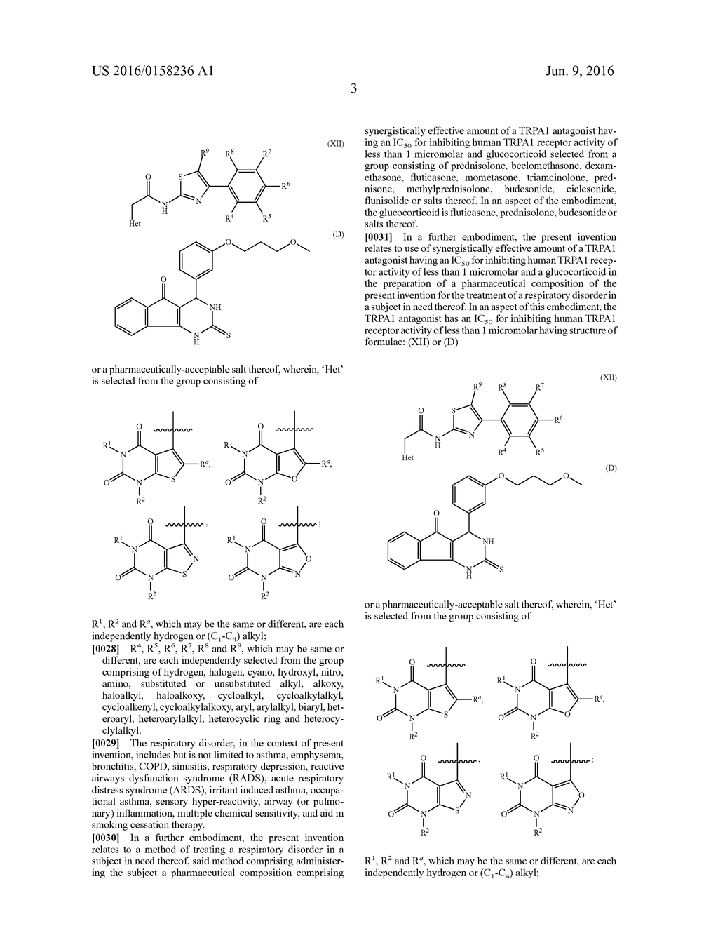 PHARMACEUTICAL COMPOSITION COMPRISING A TRPA1 ANTAGONIST AND A STEROID - diagram, schematic, and image 10