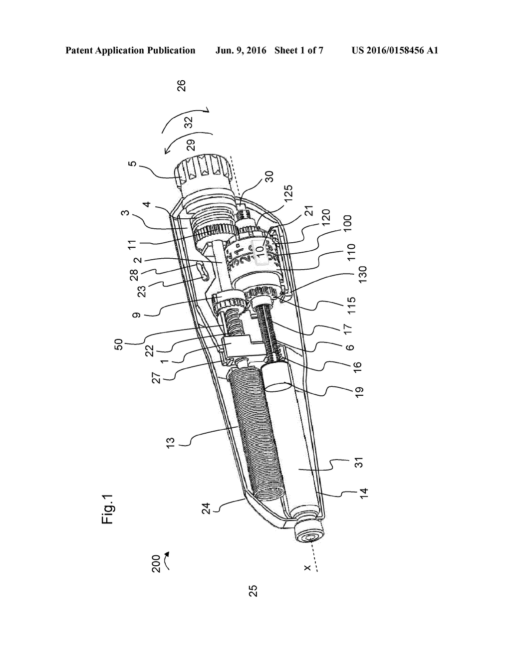 DRIVE MECHANISM FOR A DELIVERY DEVICE - diagram, schematic, and image 02