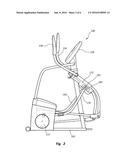 Adjustable Stride Length in an Exercise Machine diagram and image