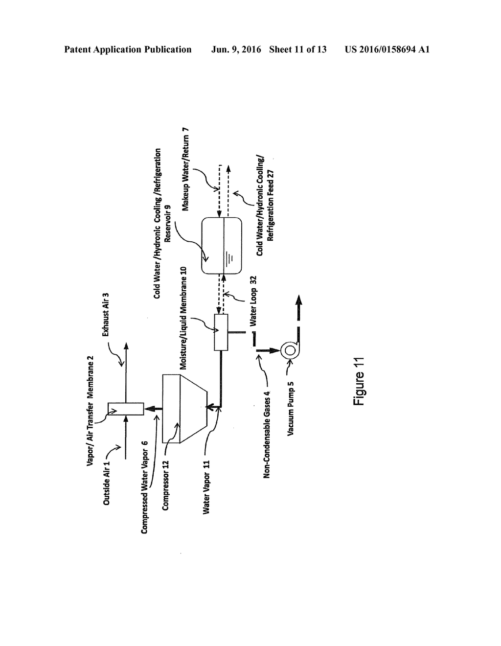 FLUID TREATMENT SYSTEMS AND METHODS USING SELECTIVE TRANSFER MEMBRANES - diagram, schematic, and image 12