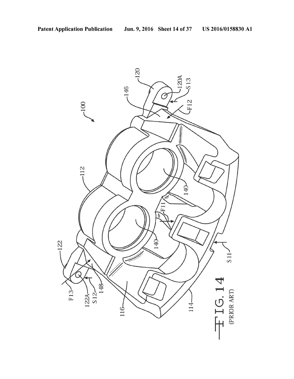 Brake Caliper for Disc Brake Assembly and Method and Apparatus for     Producing Same - diagram, schematic, and image 15