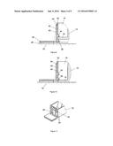 POSITIONING DEVICE AND METHOD FOR GLUEING AN OBJECT TO A SURFACE diagram and image