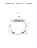 RADIAL TIRE HAVING A LIGHTWEIGHT BELT STRUCTURE diagram and image