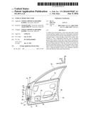 VEHICLE DOOR STRUCTURE diagram and image