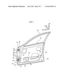 VEHICLE DOOR STRUCTURE diagram and image