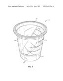 Single-Serve Beverage Container diagram and image