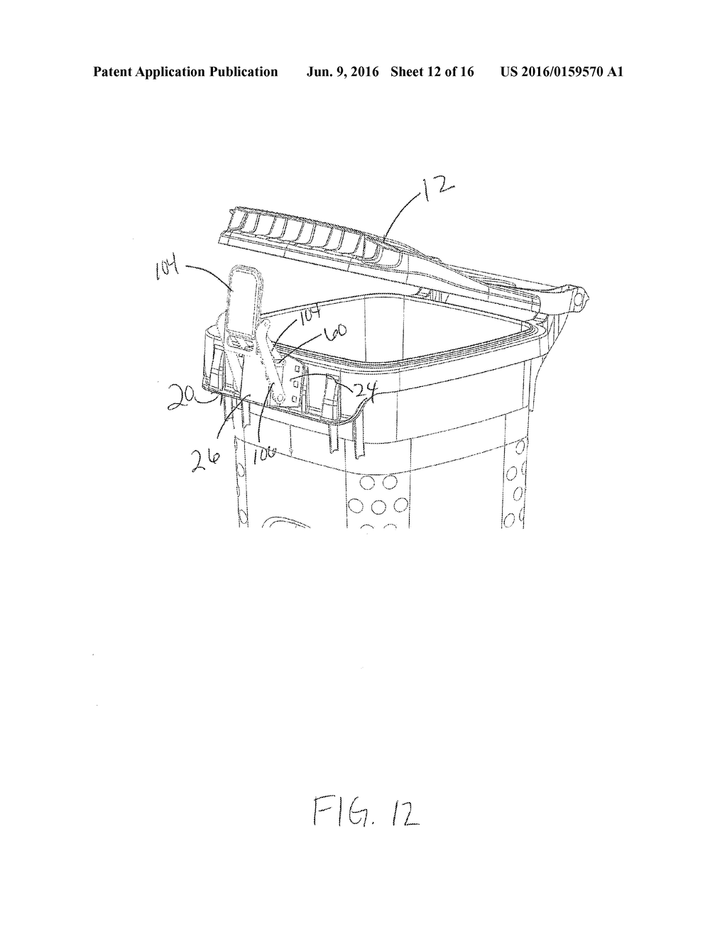 LOCKING DEVICE FOR A CONTAINER - diagram, schematic, and image 13