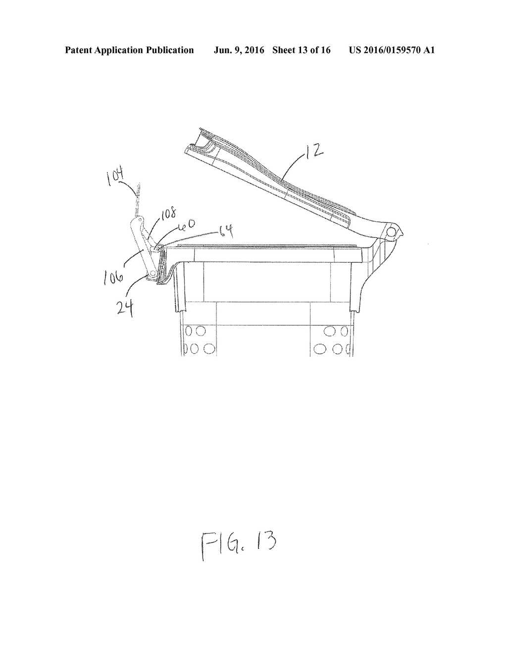 LOCKING DEVICE FOR A CONTAINER - diagram, schematic, and image 14