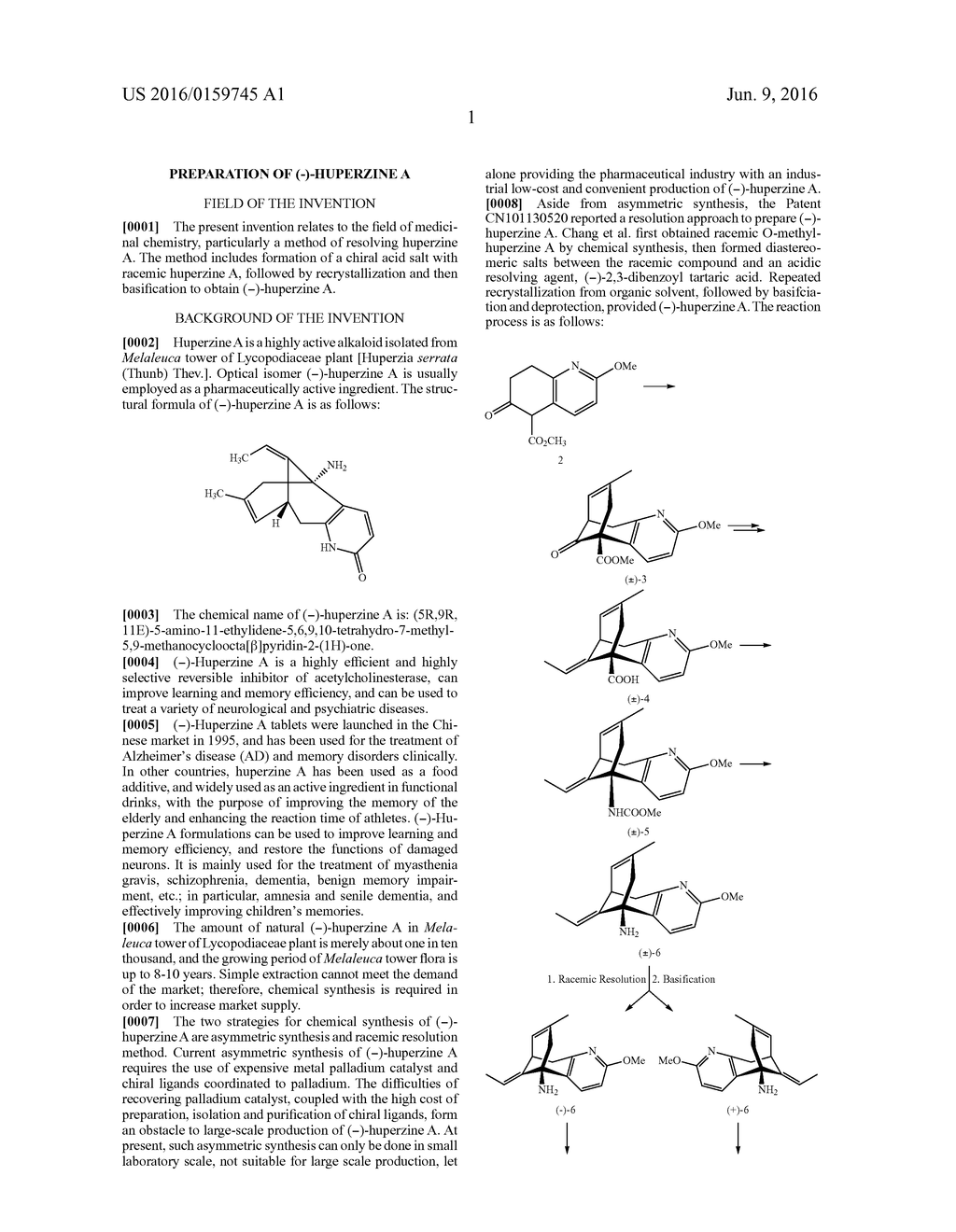 PREPARATION OF (-)-HUPERZINE A - diagram, schematic, and image 11