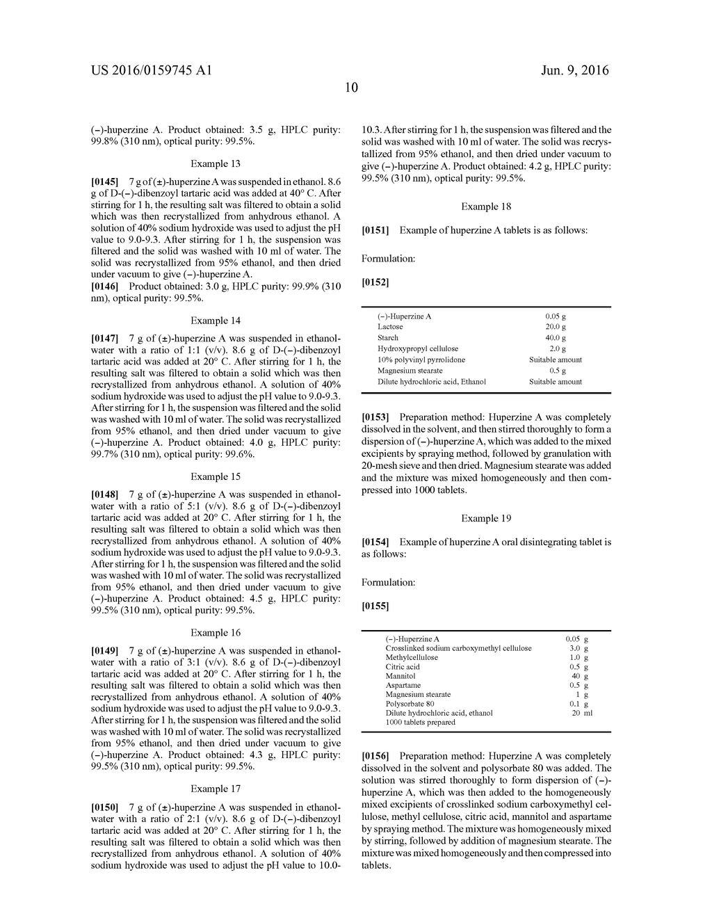 PREPARATION OF (-)-HUPERZINE A - diagram, schematic, and image 20