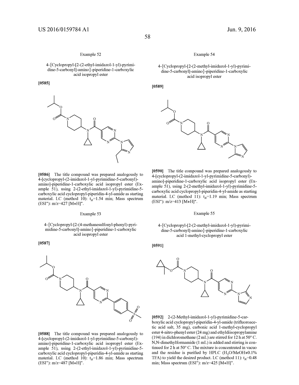 N-CYCLOPROPYL-N-PIPERIDINYL-AMIDES, PHARMACEUTICAL COMPOSITIONS CONTAINING     THEM AND USES THEREOF - diagram, schematic, and image 59