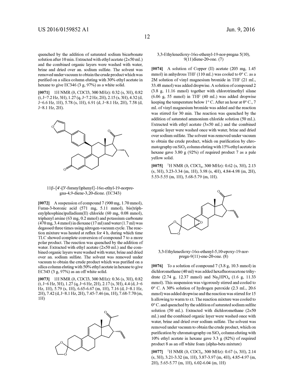 COMBINATION OF ESTROGENS PLUS ANTIPROGESTINS WITH SIGNIFICANT PARTIAL     AGONISTIC EFFECT AS AN EFFECTIVE TREATMENT OF MENOPAUSAL SYMPTOMS AND FOR     PREVENTION OF THE OCCURRENCE OF BREAST CANCER - diagram, schematic, and image 23