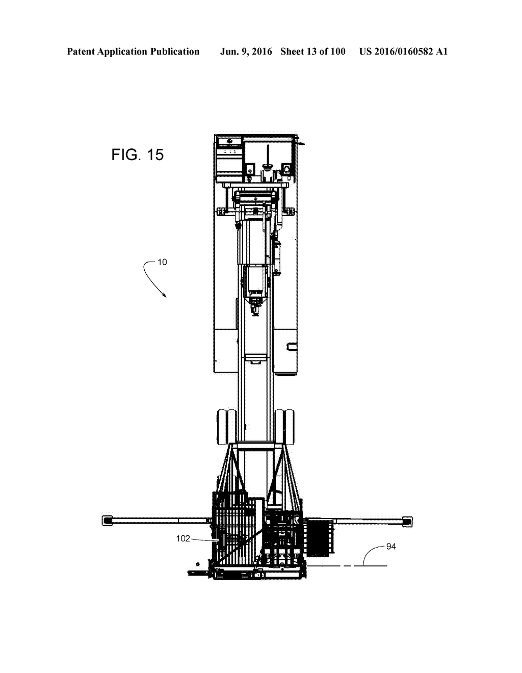 Well Servicing Vehicle With Method for Detecting Well String Snags - diagram, schematic, and image 14