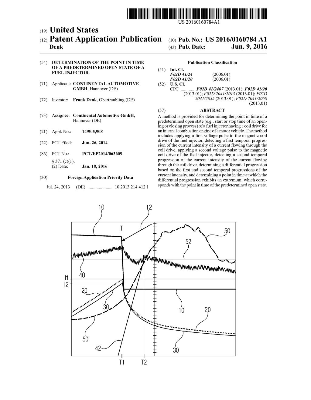 Determination of The Point in Time of a Predetermined Open State of a Fuel     Injector - diagram, schematic, and image 01