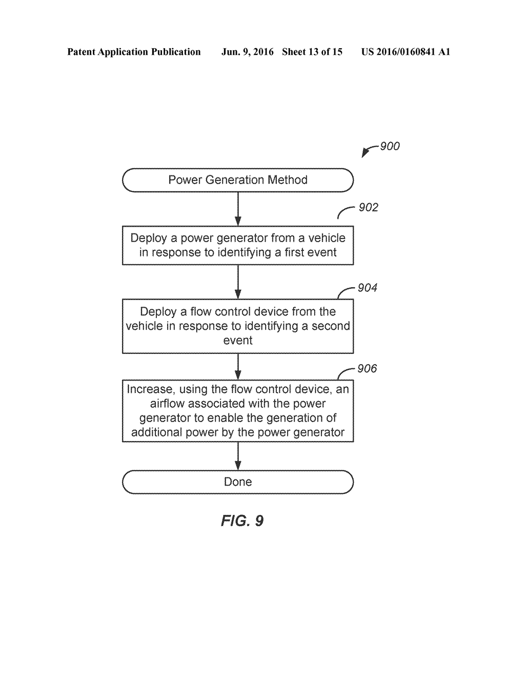 SYSTEMS, METHODS, AND APPARATUS FOR A FLOW CONTROL DEVICE FOR AN EMERGENCY     POWER GENERATOR - diagram, schematic, and image 14