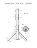 TRIPOD WITH A SINGLE AND FOLD FOOTPRINT diagram and image