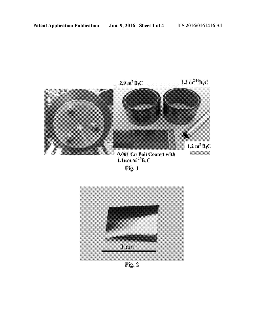 METHOD OF ACCURATE THICKNESS MEASUREMENT OF BORON CARBIDE COATING ON     COPPER FOIL - diagram, schematic, and image 02