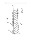 ULTRASOUND METHOD AND DEVICE FOR REPRESENTING THE PROPAGATION OF     ULTRASOUND WAVES IN A GUIDE OF LINEARLY VARIABLE THICKNESS diagram and image