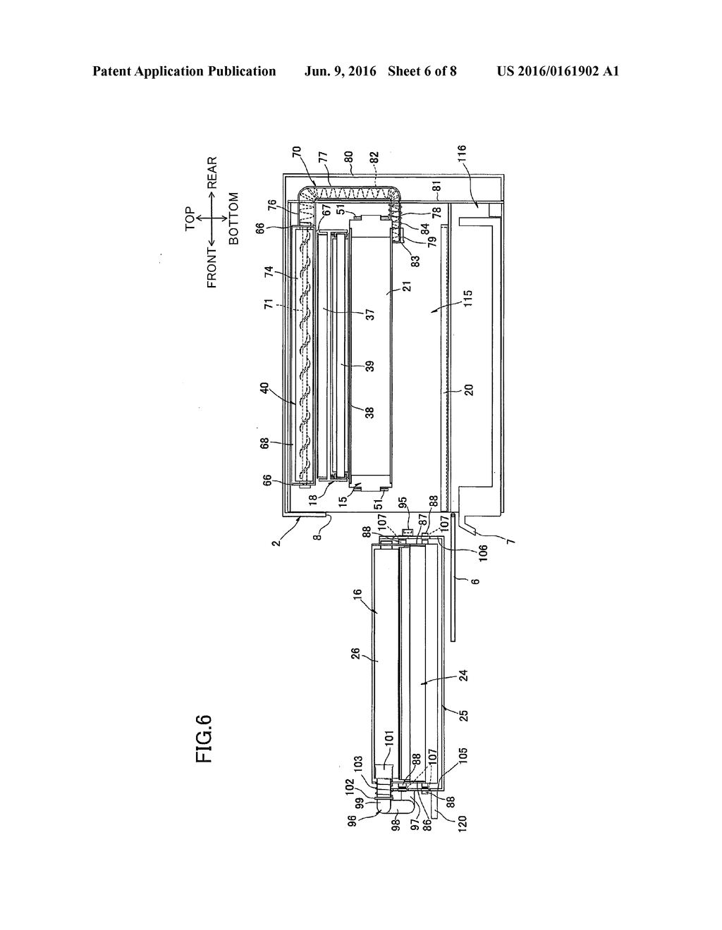 Image Forming Apparatus Having Cartridge And Waste Developer Accommodating     Portion - diagram, schematic, and image 07