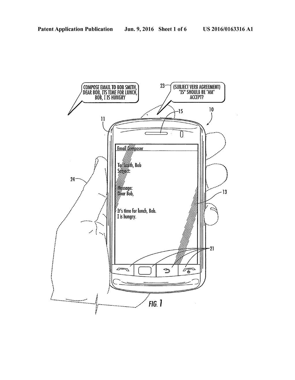 MOBILE WIRELESS COMMUNICATIONS DEVICE WITH SPEECH TO TEXT CONVERSION AND     RELATED METHODS - diagram, schematic, and image 02