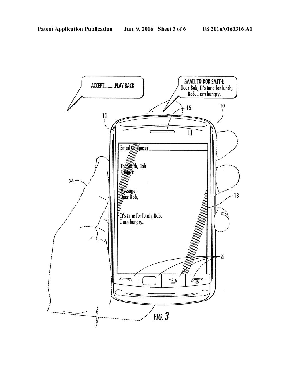 MOBILE WIRELESS COMMUNICATIONS DEVICE WITH SPEECH TO TEXT CONVERSION AND     RELATED METHODS - diagram, schematic, and image 04