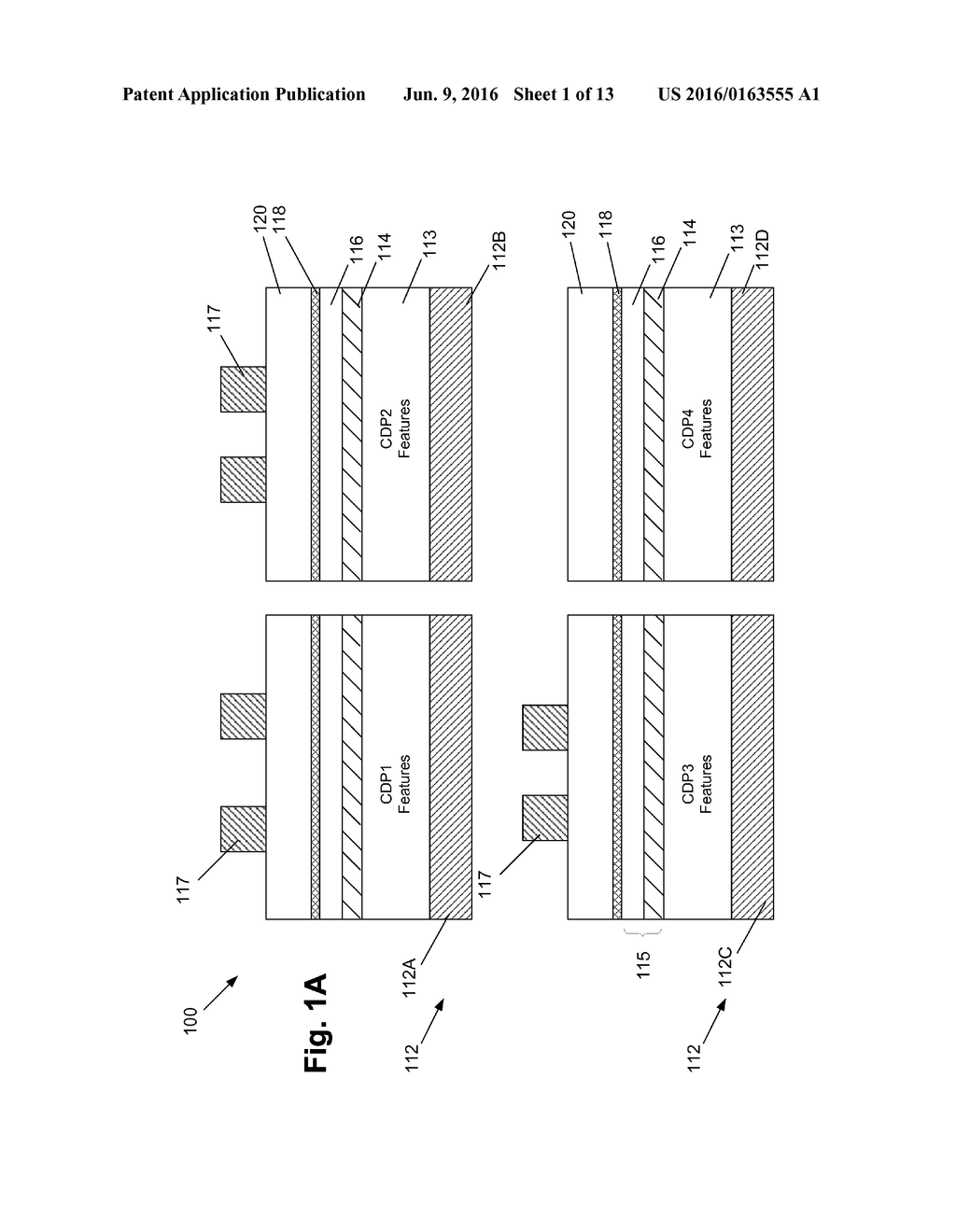 METHODS OF FORMING FEATURES HAVING DIFFERING PITCH SPACING AND CRITICAL     DIMENSIONS - diagram, schematic, and image 02