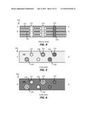 PACKAGE SUBSTRATE COMPRISING CAPACITOR, REDISTRIBUTION LAYER AND DISCRETE     COAXIAL CONNECTION diagram and image