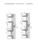 NITRIDE LAYER PROTECTION BETWEEN PFET SOURCE/DRAIN REGIONS AND DUMMY GATE     DURING SOURCE/DRAIN ETCH diagram and image