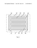 THREE-DIMENSIONAL BATTERY HAVING CURRENT-REDUCING DEVICES CORRESPONDING TO     ELECTRODES diagram and image