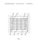 THREE-DIMENSIONAL BATTERY HAVING CURRENT-REDUCING DEVICES CORRESPONDING TO     ELECTRODES diagram and image