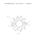 CLAW ROTOR COMPRISING A CLIP FOR SECURING AN END WIRE OF THE WINDING, AND     ASSOCIATED ELECTRICAL MACHINE diagram and image